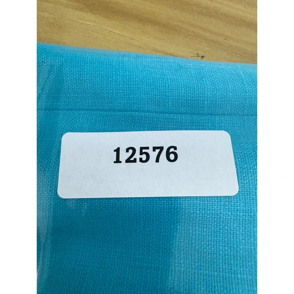 Kate Spade Dress Womens 14 Blue Aqua Linen Blend Cleo‎ Sleeveless Pockets NEW